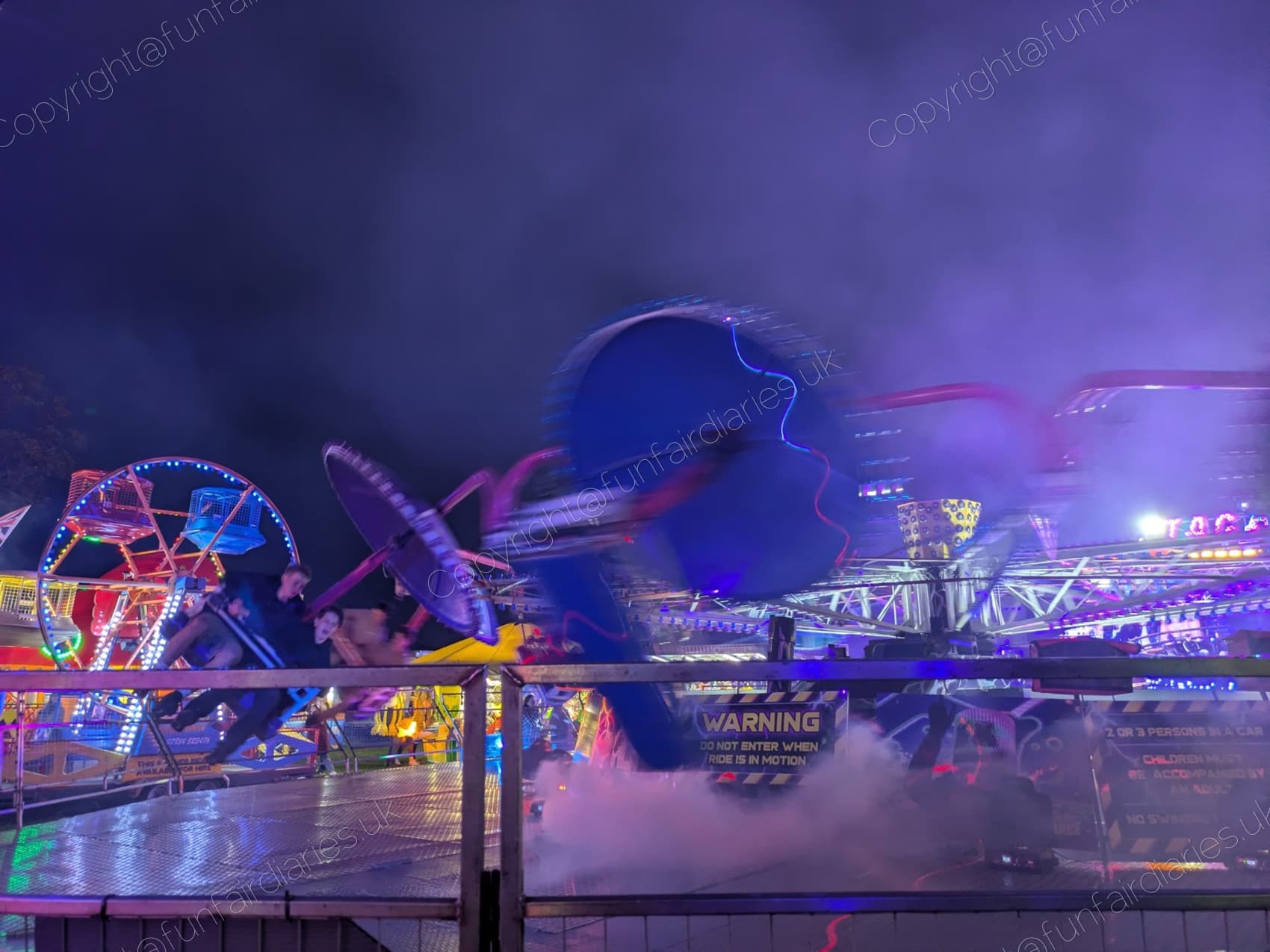 Brooklyn Beach Electric Dancer Paratrooper at Market Deeping Funfair